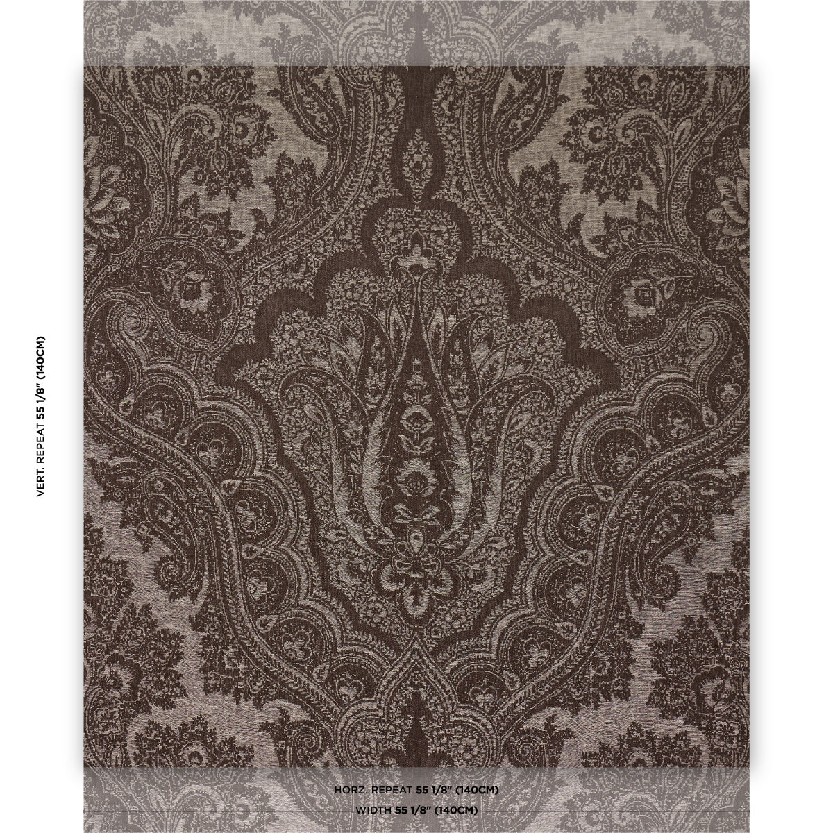 SCHUMACHER  ACQUERELLO AMARA PAISLEY   Mocha   - 86122