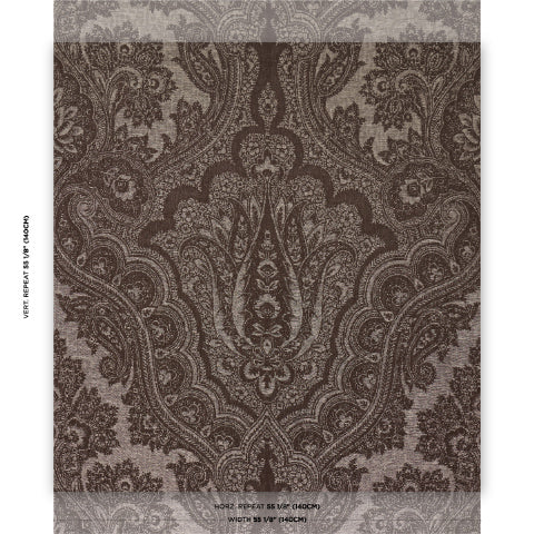 SCHUMACHER  ACQUERELLO AMARA PAISLEY   Mocha   - 86122