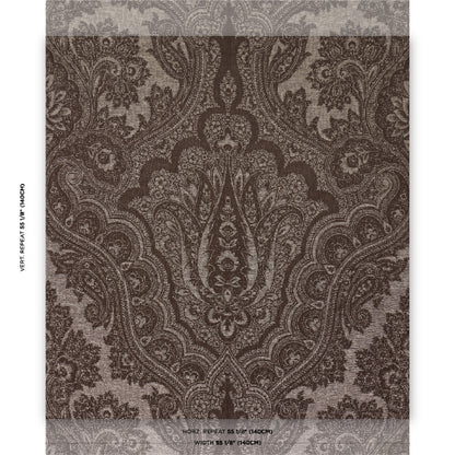 SCHUMACHER  ACQUERELLO AMARA PAISLEY   Mocha   - 86122