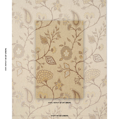 SCHUMACHER  ACQUERELLO FIAMMETTA JACQUARD   Oro   - 86150