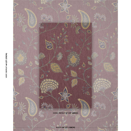 SCHUMACHER  ACQUERELLO FIAMMETTA JACQUARD   Rosa   - 86151
