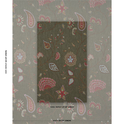 SCHUMACHER  ACQUERELLO FIAMMETTA JACQUARD   Verde   - 86152