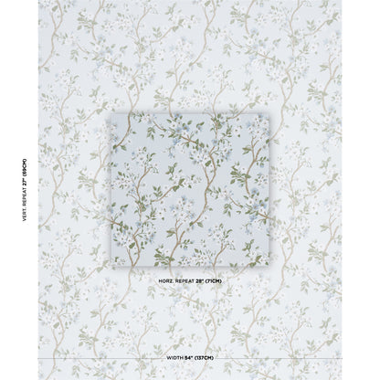 SCHUMACHER  SCHUMACHER CLASSICS CHERRY BLOSSOM WOVEN WOVEN SKY   - 86222