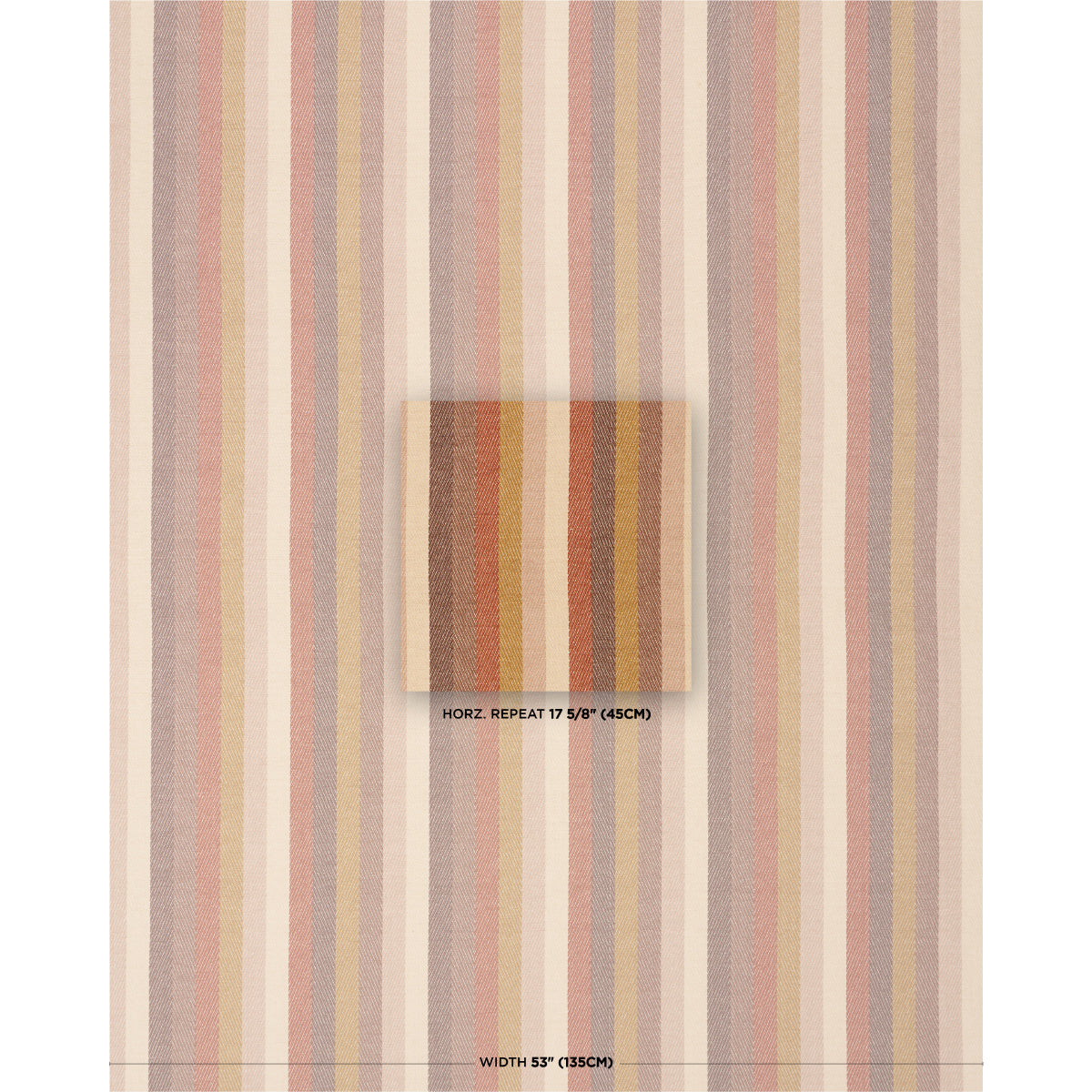 SCHUMACHER  TRUE STRIPES DANCING STRIPE   Cedar   - 86240
