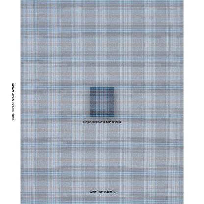 SCHUMACHER  A COUNTRY LIFE CAMPBELL PLAID   Indigo   - 86582