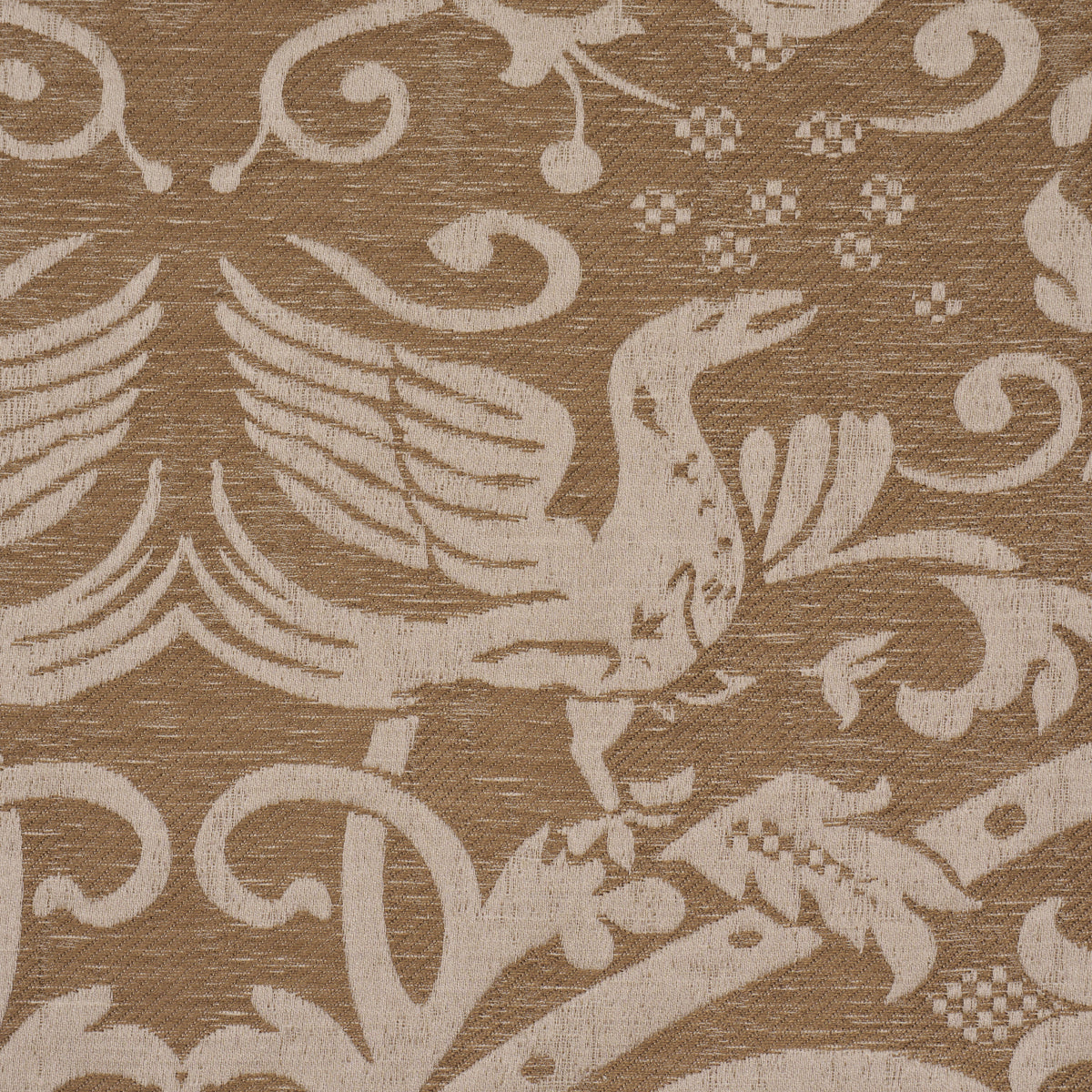 SCHUMACHER  A COUNTRY LIFE DOUGAL DAMASK   Wheat   - 86591