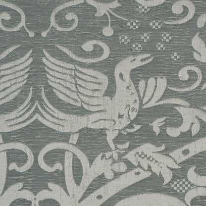 SCHUMACHER  A COUNTRY LIFE DOUGAL DAMASK   Mist   - 86592