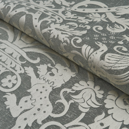 SCHUMACHER  A COUNTRY LIFE DOUGAL DAMASK   Mist   - 86592