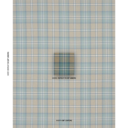 SCHUMACHER  A COUNTRY LIFE HARRIS MERINO PLAID   Leaf   - 86610