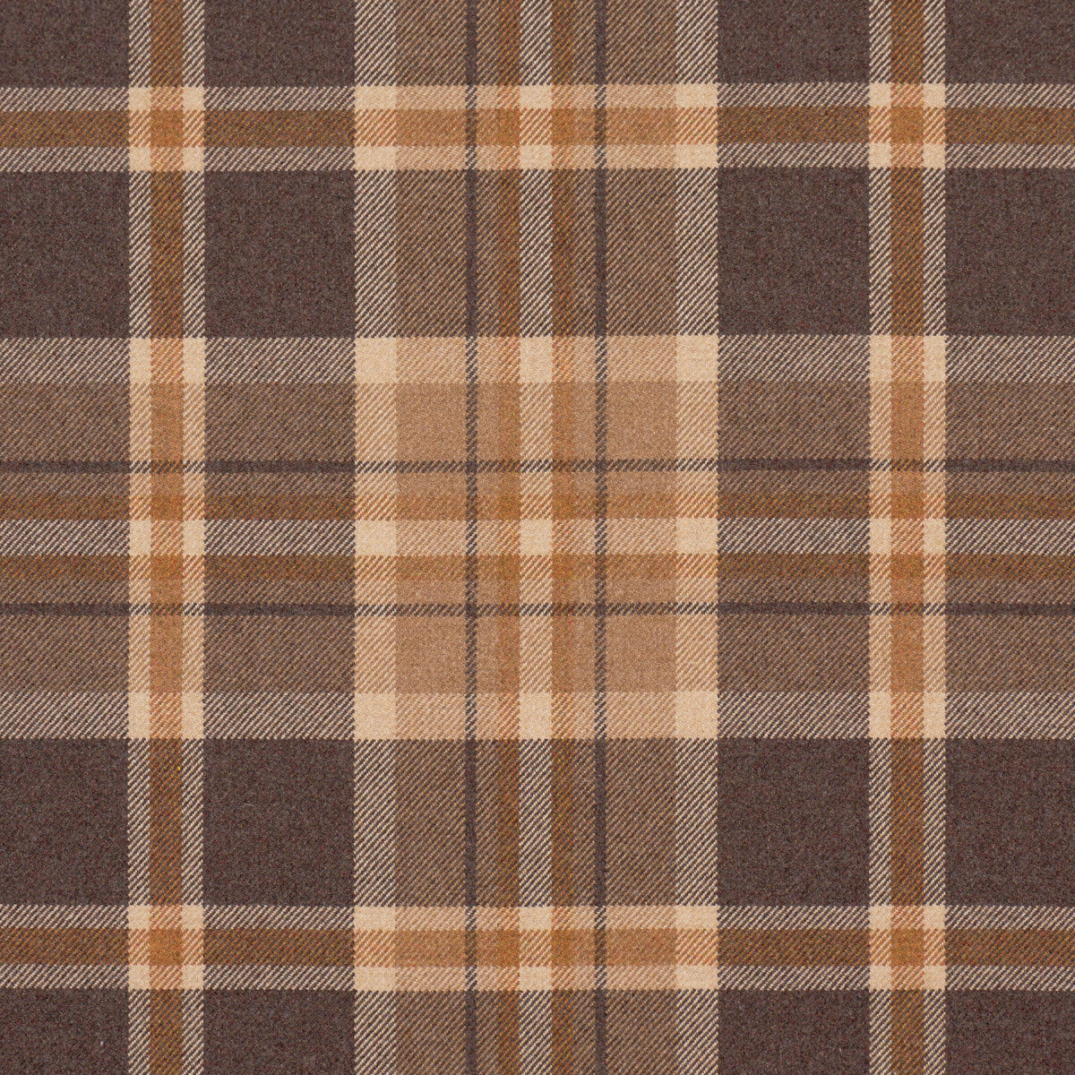 SCHUMACHER  A COUNTRY LIFE HARRIS MERINO PLAID   Spice   - 86611