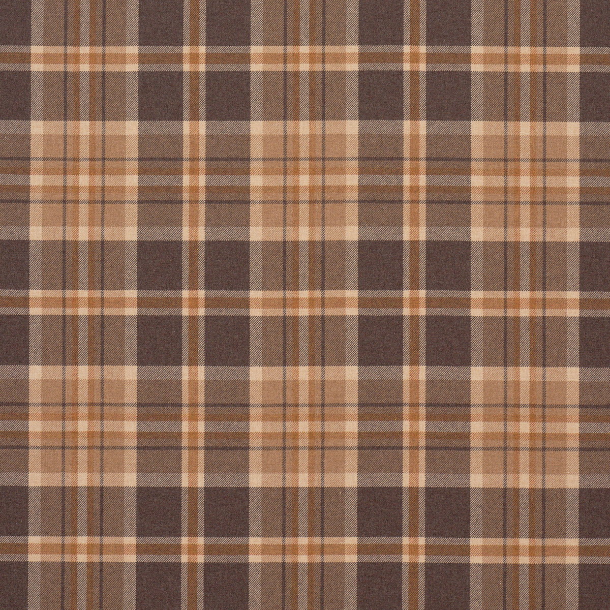 SCHUMACHER  A COUNTRY LIFE HARRIS MERINO PLAID   Spice   - 86611
