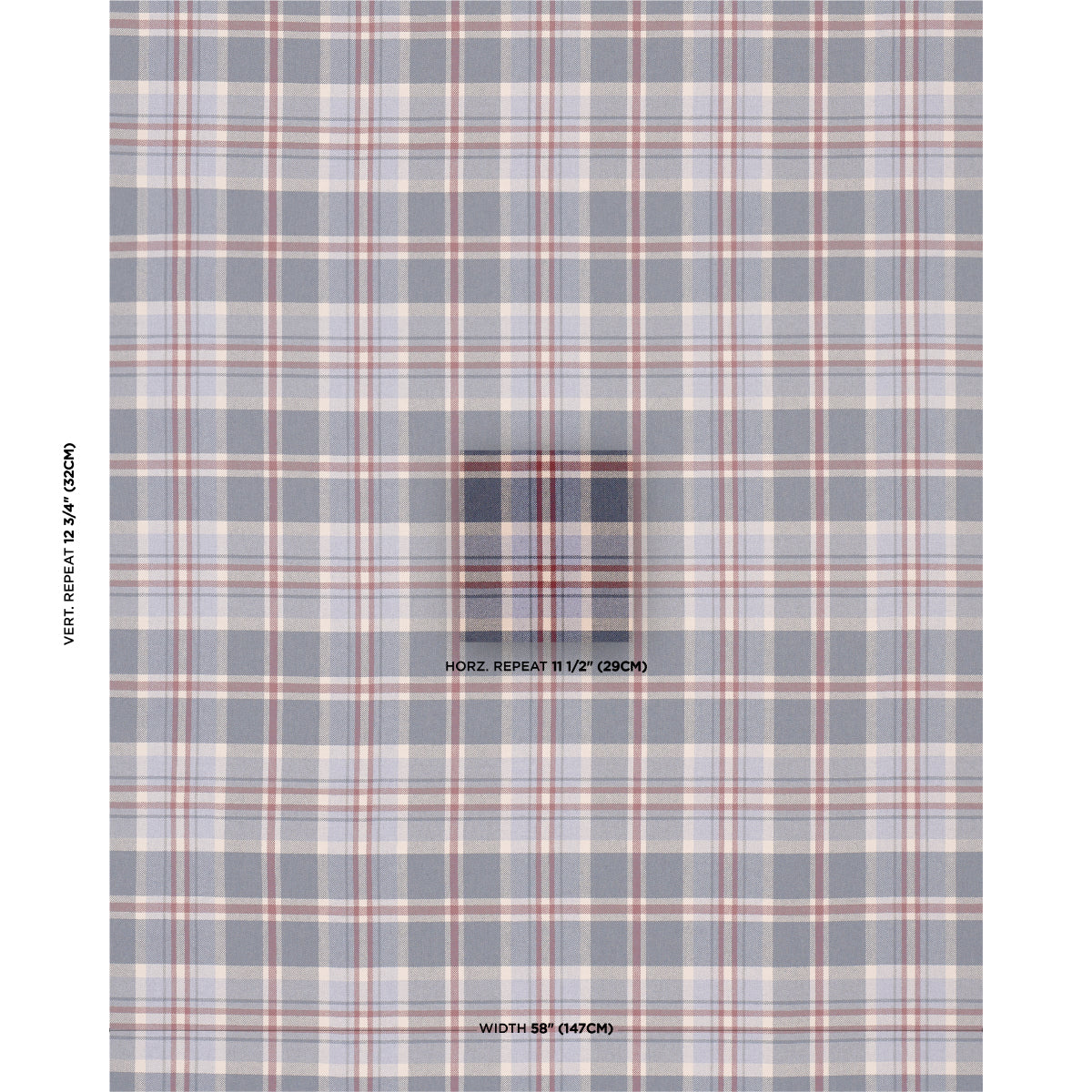 SCHUMACHER  A COUNTRY LIFE HARRIS MERINO PLAID   Americana   - 86612