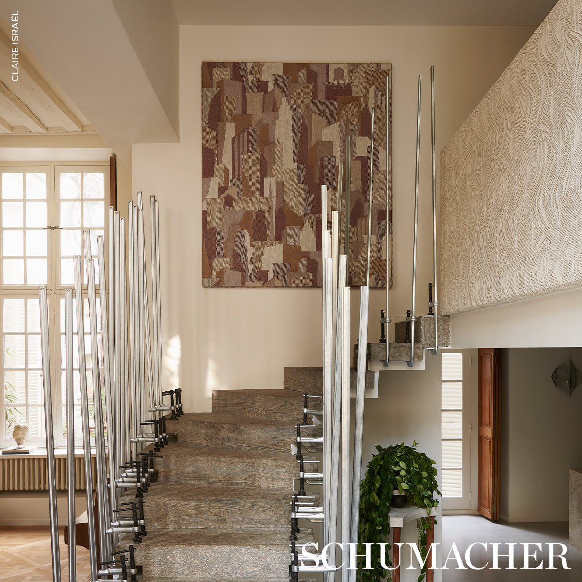 SCHUMACHER  ATELIER PARIS THE CITY'S SILENT LINES INDOOR/OUT   Merlot   - 86831