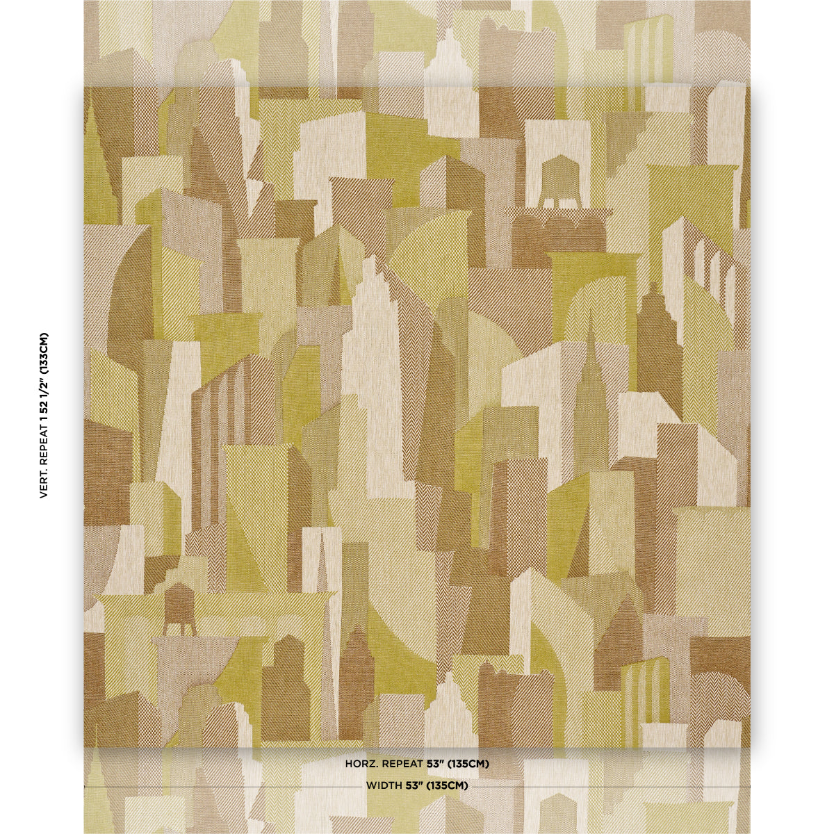 SCHUMACHER  ATELIER PARIS THE CITY'S SILENT LINES INDOOR/OUT   Chartreuse   - 86832