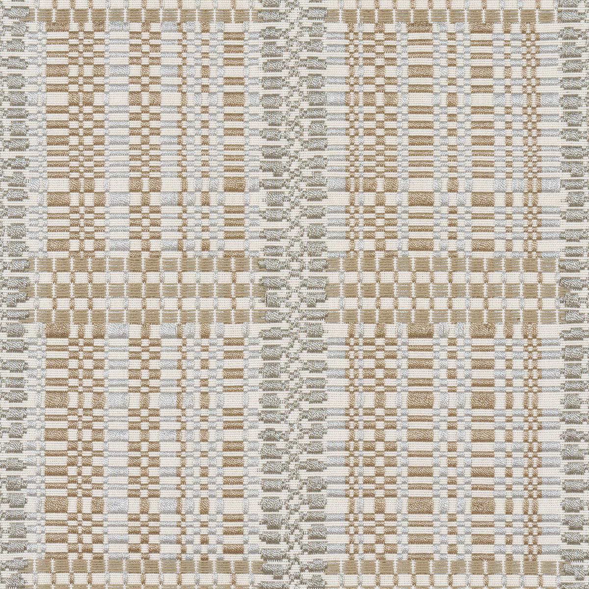 SCHUMACHER  ATELIER PARIS SKYLINE PLAID   Stone   - 86850