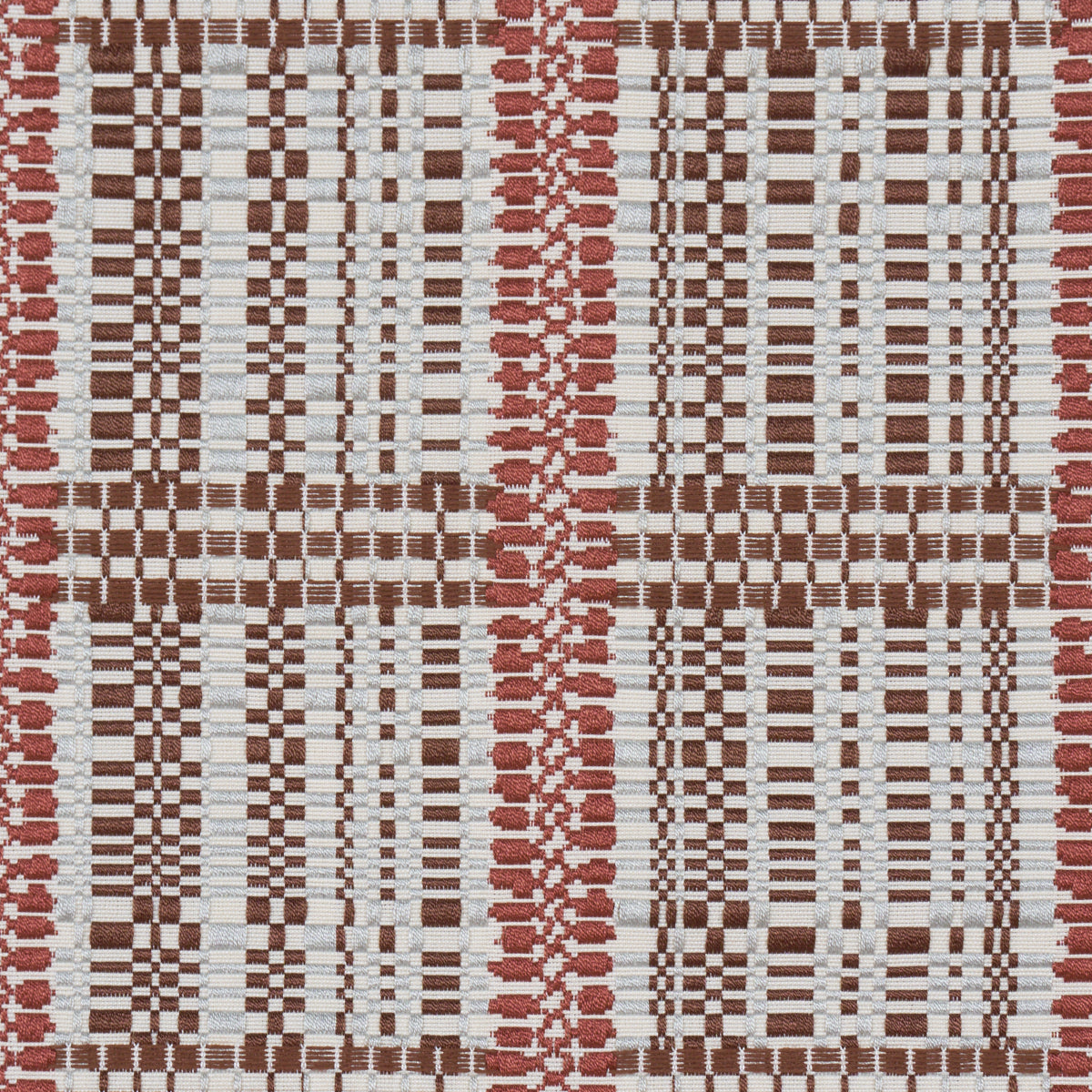 SCHUMACHER  ATELIER PARIS SKYLINE PLAID   Merlot   - 86851