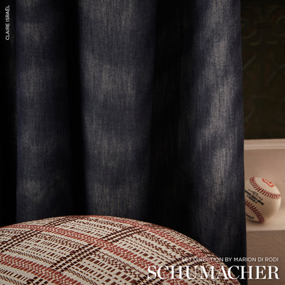 SCHUMACHER  ATELIER PARIS SKYLINE PLAID   Merlot   - 86851