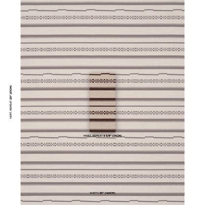 SCHUMACHER  ATELIER PARIS SKYLINE STRIPES REVERSIBLE   Americano   - 86870