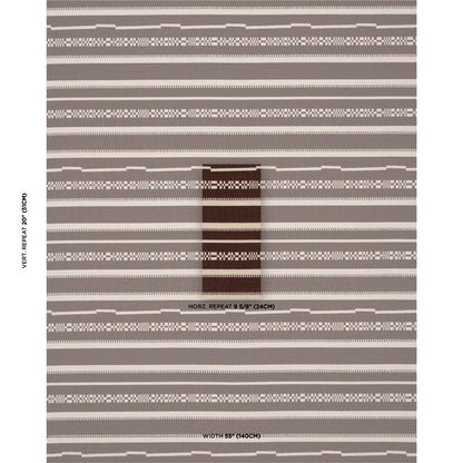 SCHUMACHER  ATELIER PARIS SKYLINE STRIPES REVERSIBLE   Americano   - 86870