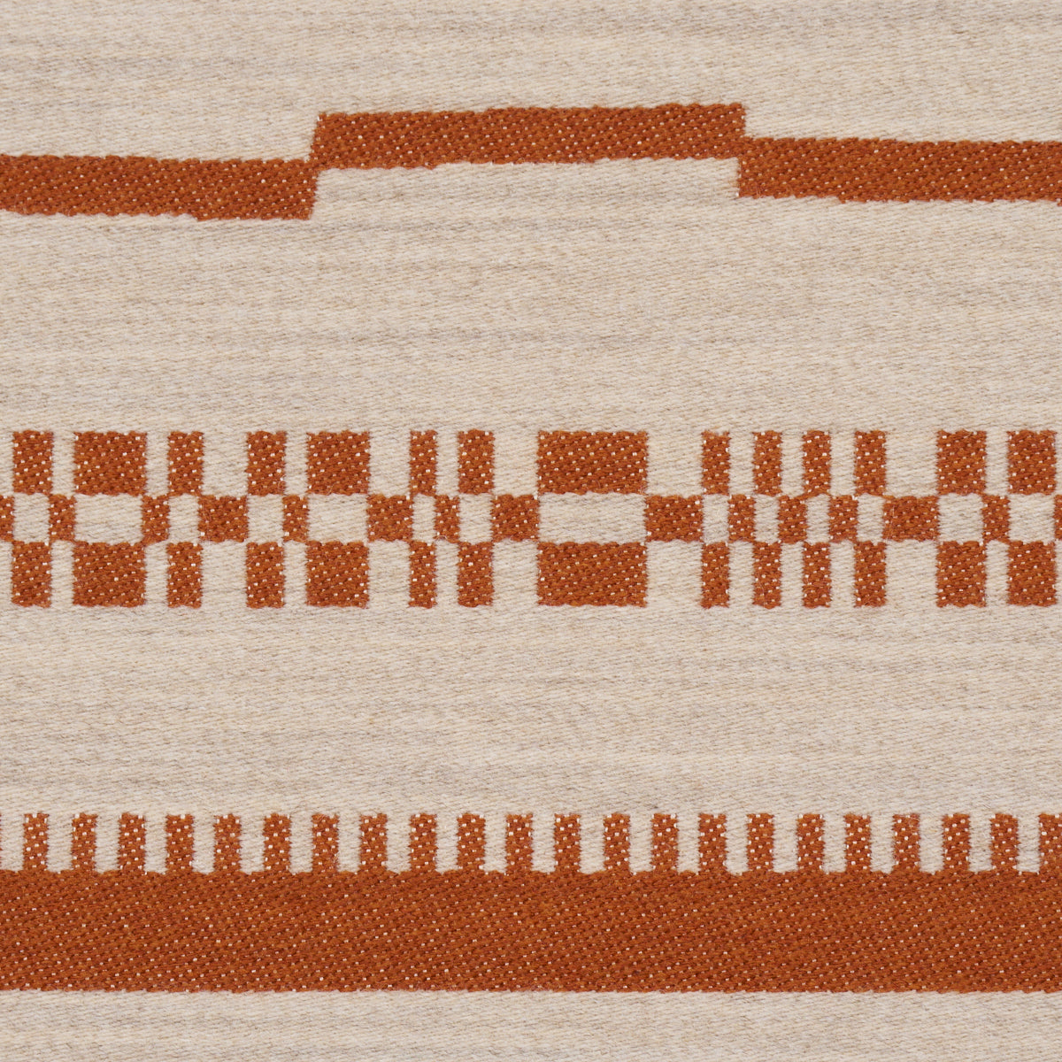 SCHUMACHER  ATELIER PARIS SKYLINE STRIPES REVERSIBLE   Burnt Orange   - 86872