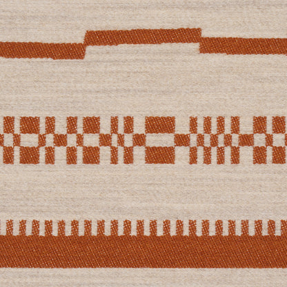 SCHUMACHER  ATELIER PARIS SKYLINE STRIPES REVERSIBLE   Burnt Orange   - 86872