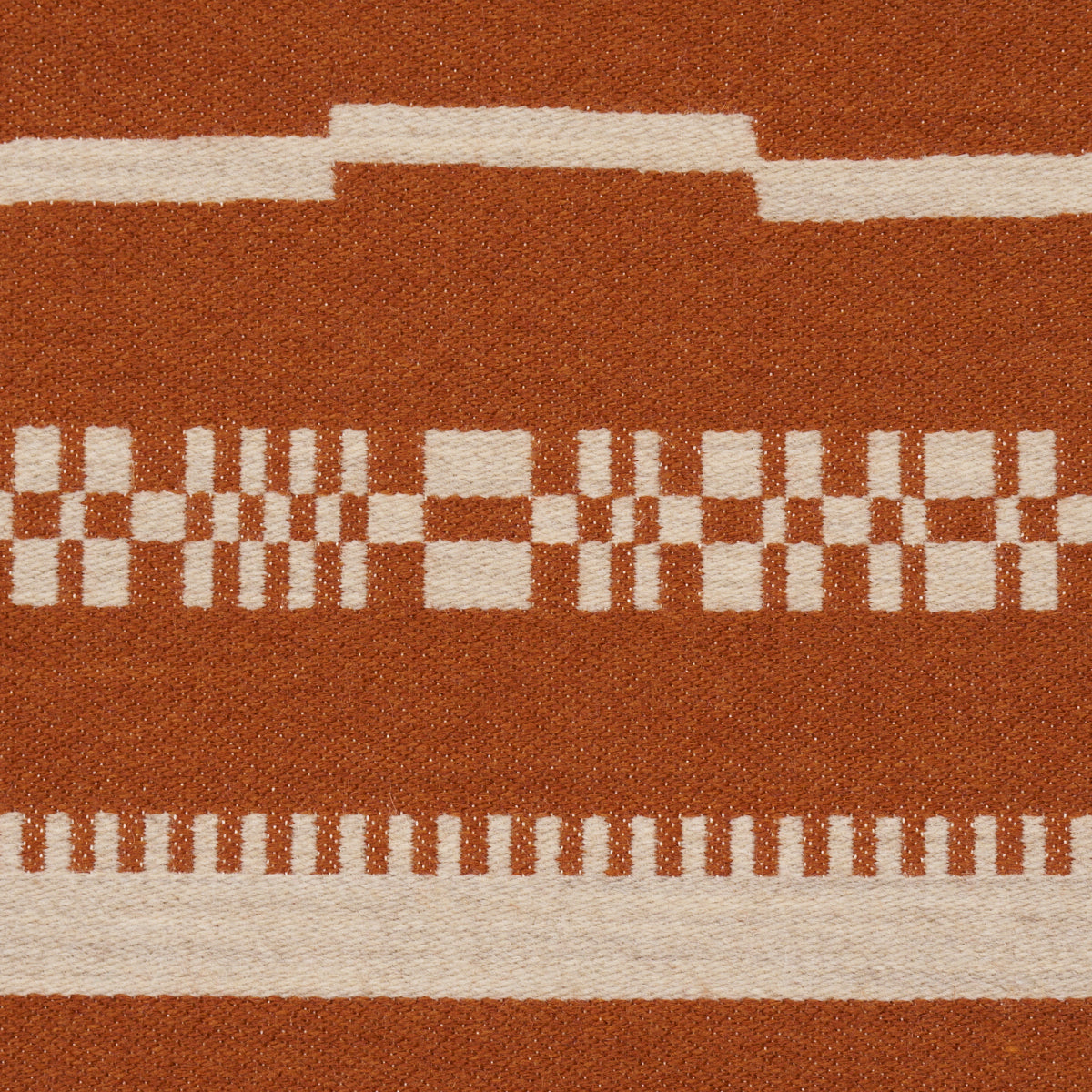 SCHUMACHER  ATELIER PARIS SKYLINE STRIPES REVERSIBLE   Burnt Orange   - 86872