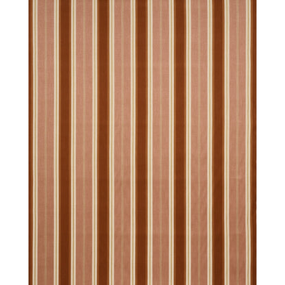SCHUMACHER  ATELIER PARIS DOUBLE FACE STRIPES   Terracotta Lime   - 86880