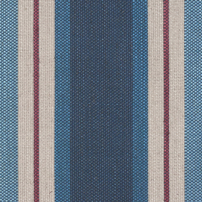 SCHUMACHER  ATELIER PARIS DOUBLE FACE STRIPES   Denim Ros‚   - 86882