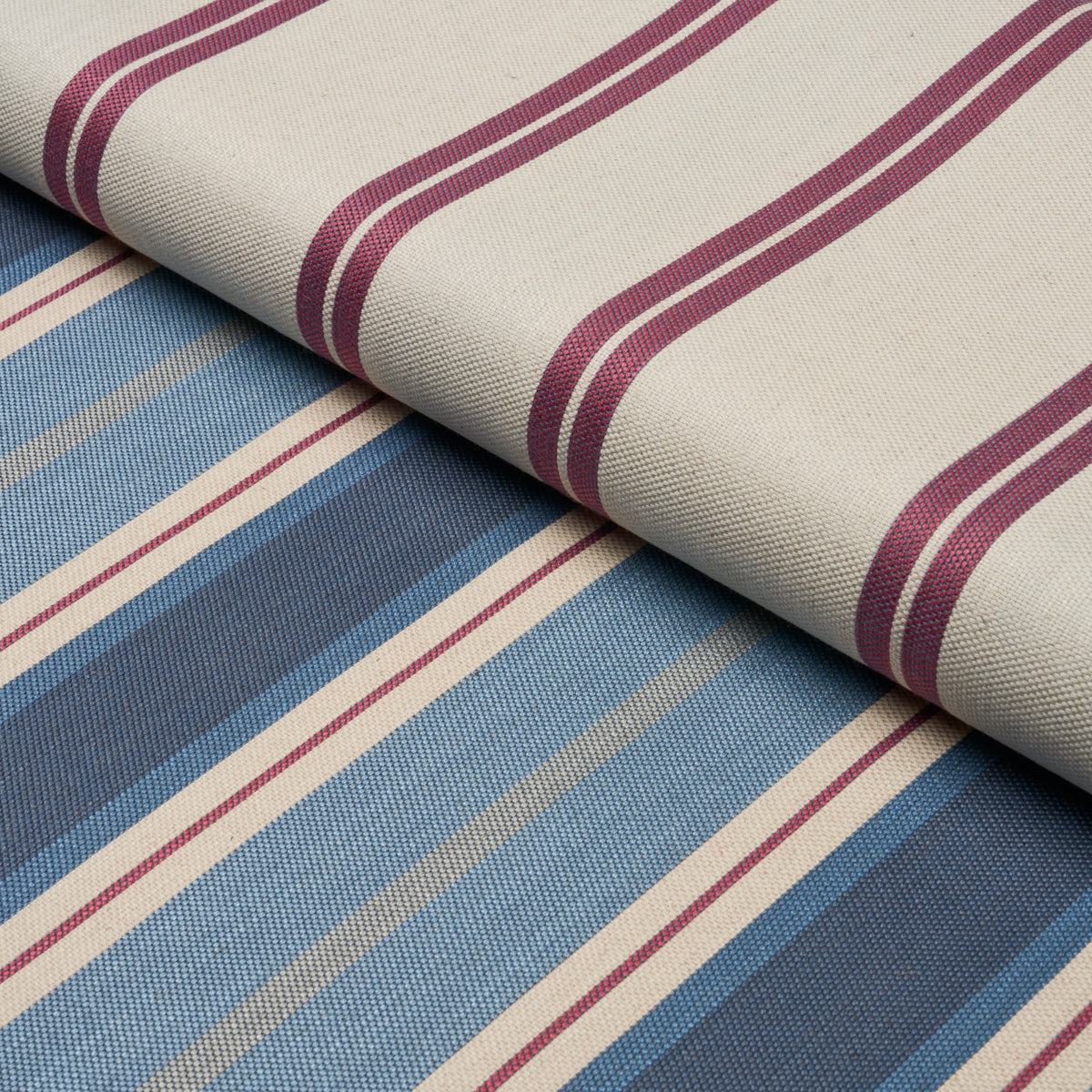 SCHUMACHER  ATELIER PARIS DOUBLE FACE STRIPES   Denim Ros‚   - 86882