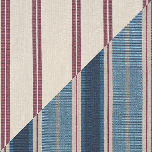 SCHUMACHER  ATELIER PARIS DOUBLE FACE STRIPES   Denim Ros‚   - 86882
