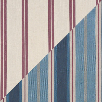 SCHUMACHER  ATELIER PARIS DOUBLE FACE STRIPES   Denim Ros‚   - 86882