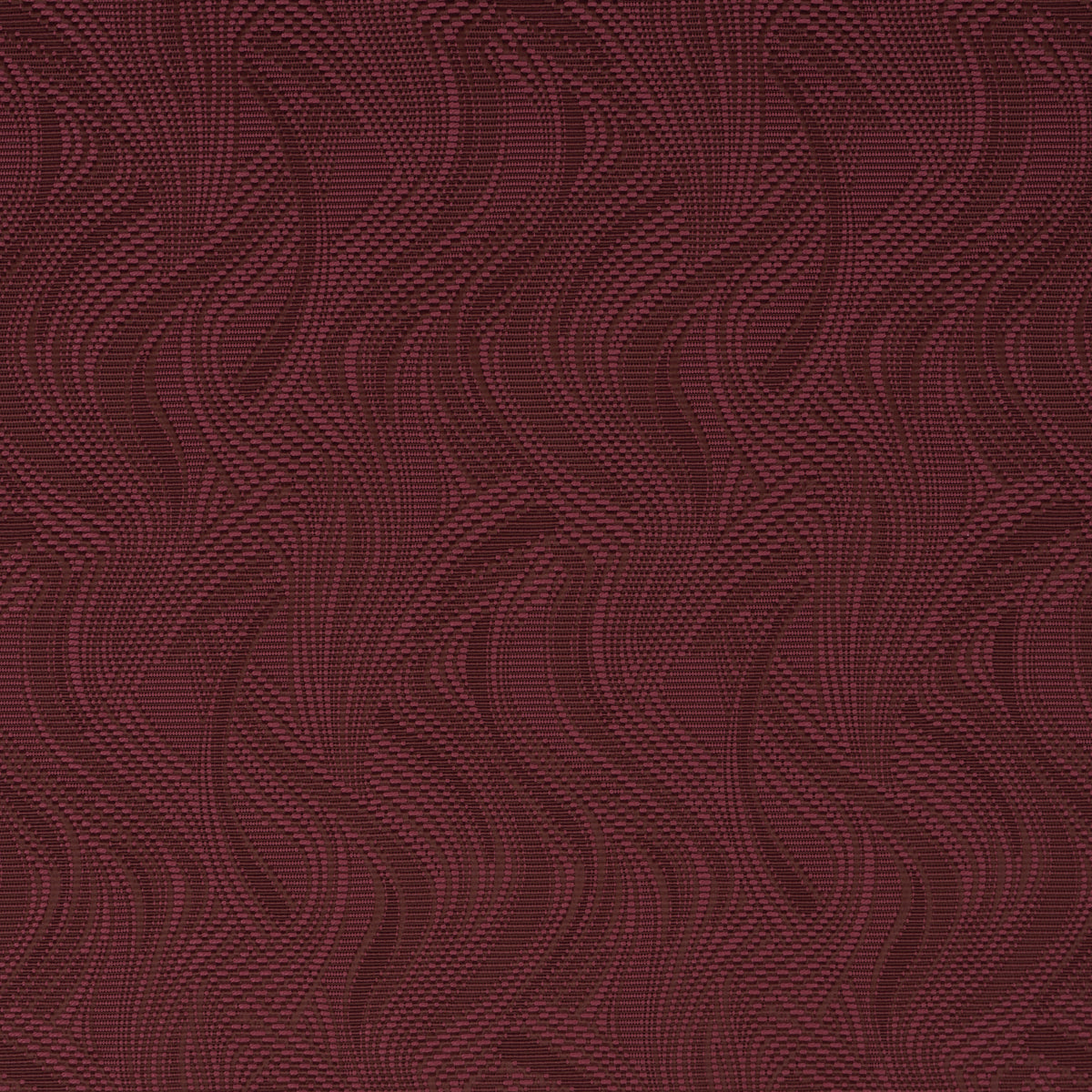 SCHUMACHER  ATELIER PARIS QUILTED WAVES INDOOR/OUTDOOR   Merlot   - 86891