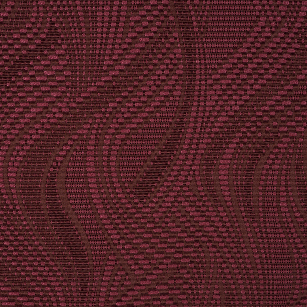 SCHUMACHER  ATELIER PARIS QUILTED WAVES INDOOR/OUTDOOR   Merlot   - 86891