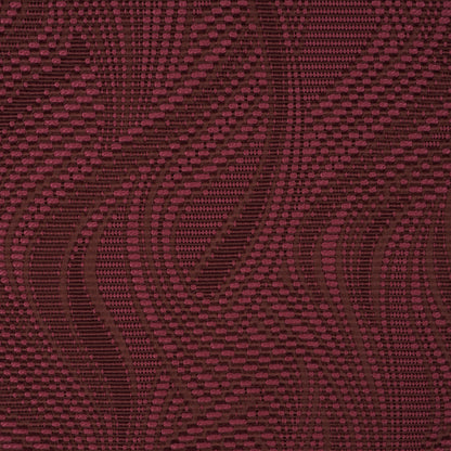 SCHUMACHER  ATELIER PARIS QUILTED WAVES INDOOR/OUTDOOR   Merlot   - 86891