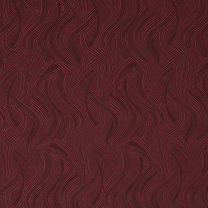 SCHUMACHER  ATELIER PARIS QUILTED WAVES INDOOR/OUTDOOR   Merlot   - 86891