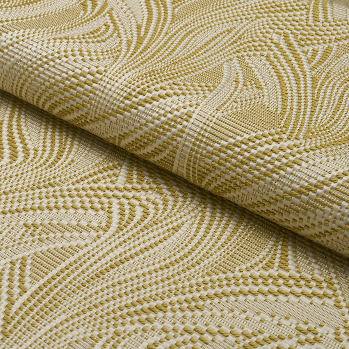 SCHUMACHER  ATELIER PARIS QUILTED WAVES INDOOR/OUTDOOR   Chartreuse   - 86892