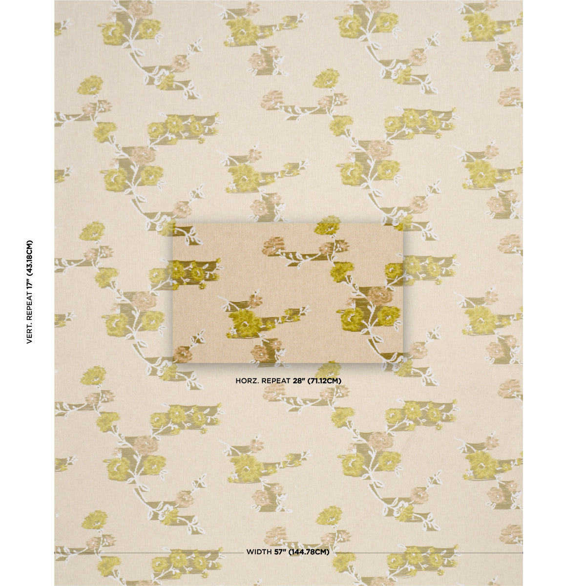 SCHUMACHER  ATELIER PARIS TRACE OF CONNECTION   Silk Mustard   - 86920