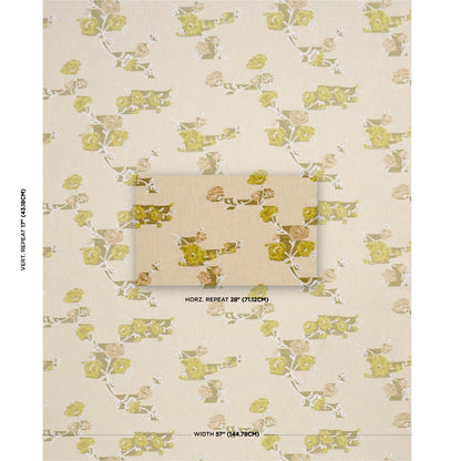 SCHUMACHER  ATELIER PARIS TRACE OF CONNECTION   Silk Mustard   - 86920