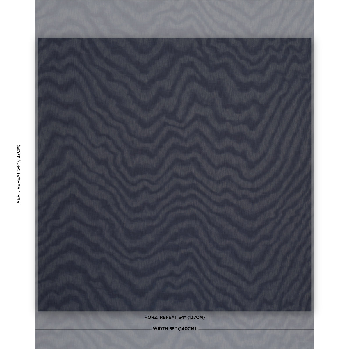SCHUMACHER  ATELIER PARIS DENIM MOIRE   Denim   - 86960