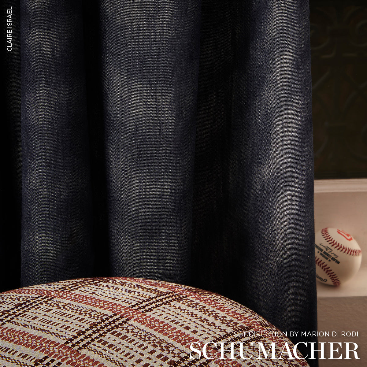 SCHUMACHER  ATELIER PARIS DENIM MOIRE   Denim   - 86960