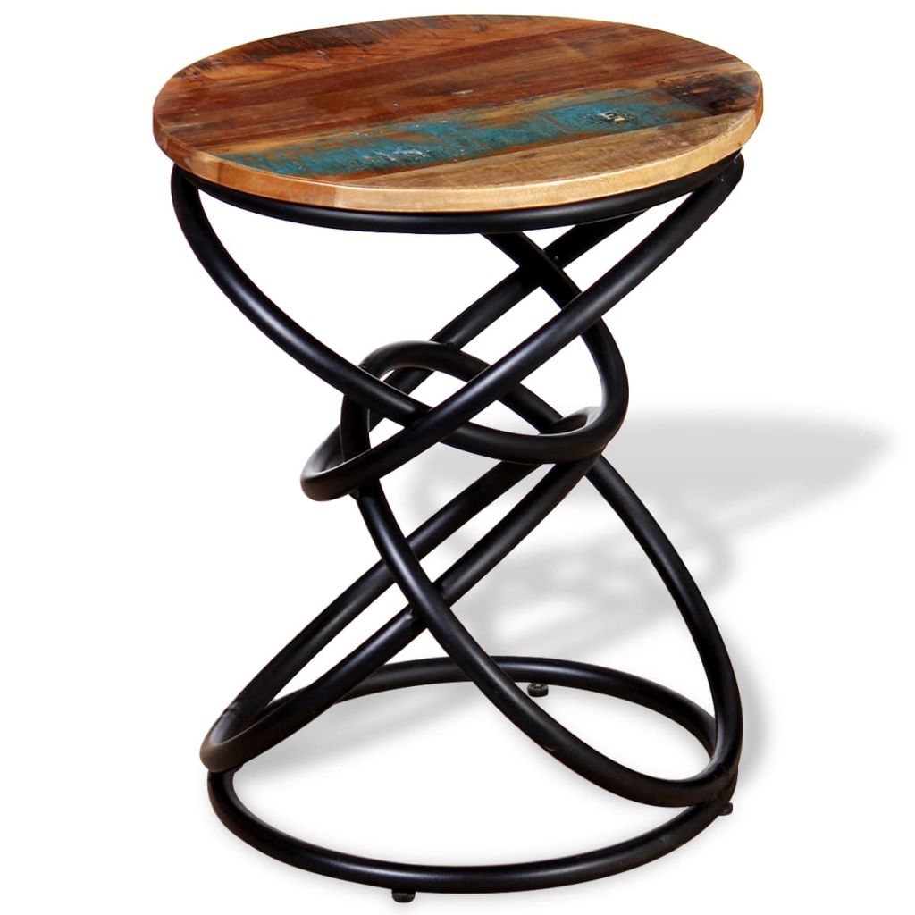 End Table Solid Mango Wood 15.7"x19.7"