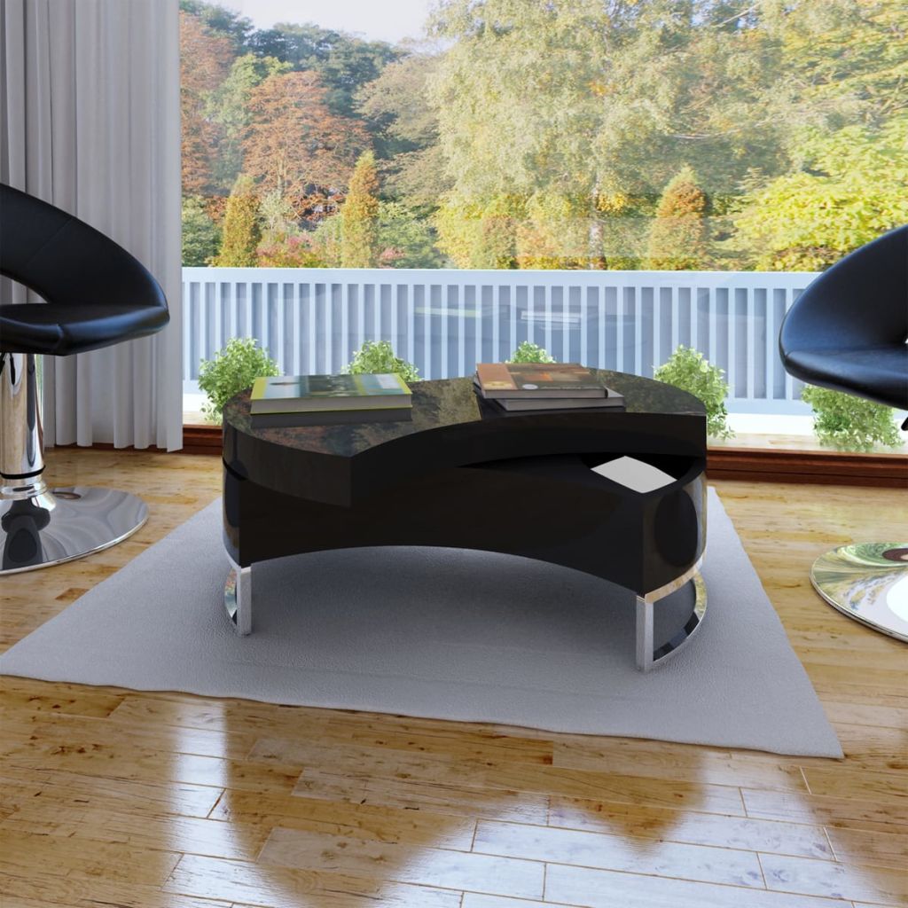 Coffee Table Shape-Adjustable High Gloss
