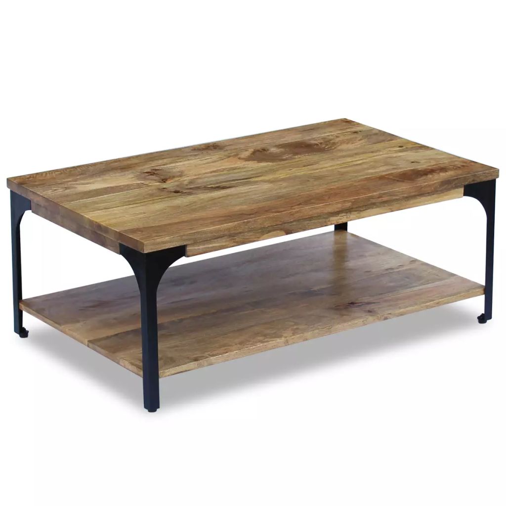 39.4"x23.6"x13.8" Coffee Table with Shelf