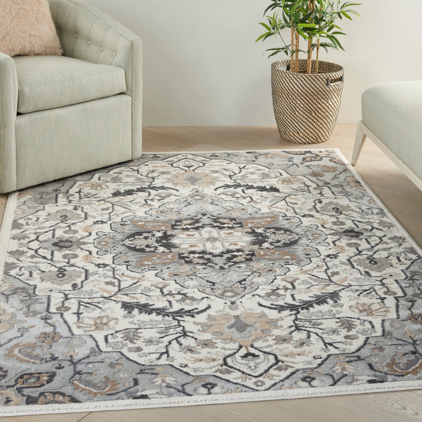 Nourison Rugs Nourison Home   Transitional 4' X 6'    - 099446841155