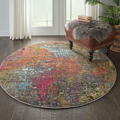 Nourison Rugs Nourison Home   Modern & Contemporary 5' X Round    - 099446483157