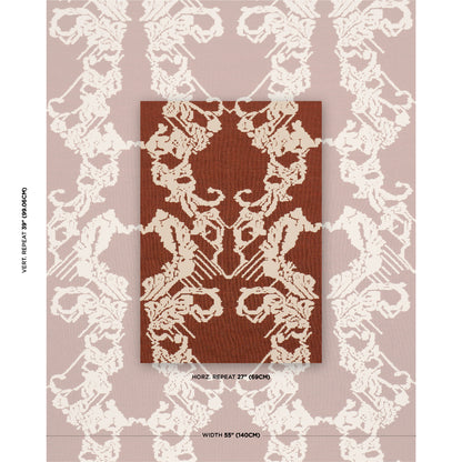 SCHUMACHER  ATELIER PARIS REVERSIBLE DIGITAL DAMASK   Chartreuse   - 87550