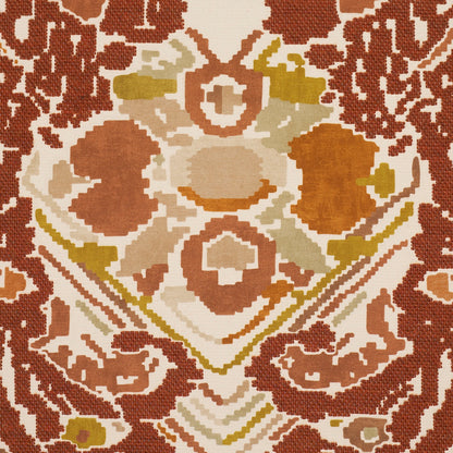 SCHUMACHER  ATELIER PARIS REVERSIBLE DIGITAL DAMASK   Chartreuse   - 87550