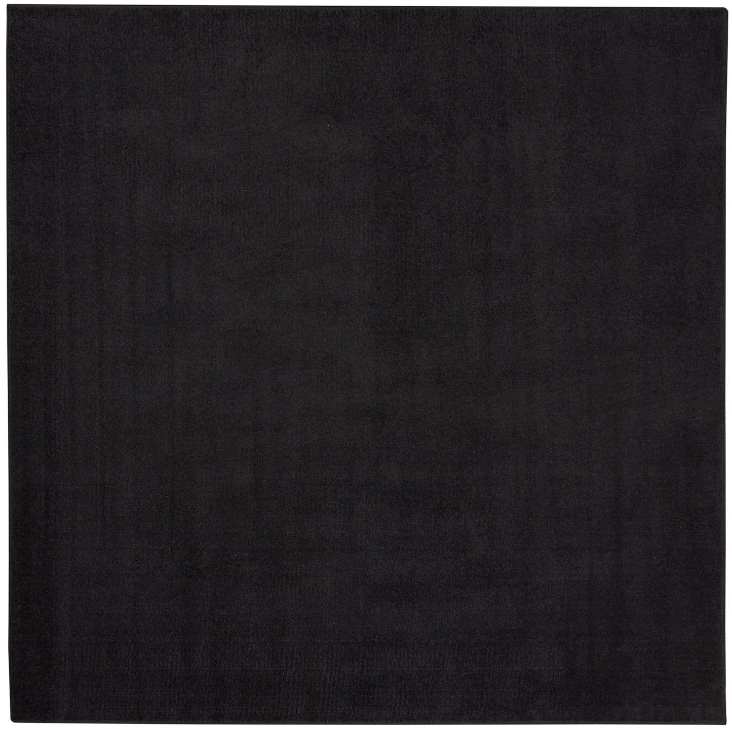 Black square panel with velvety matte finish, minimalist decor accent.