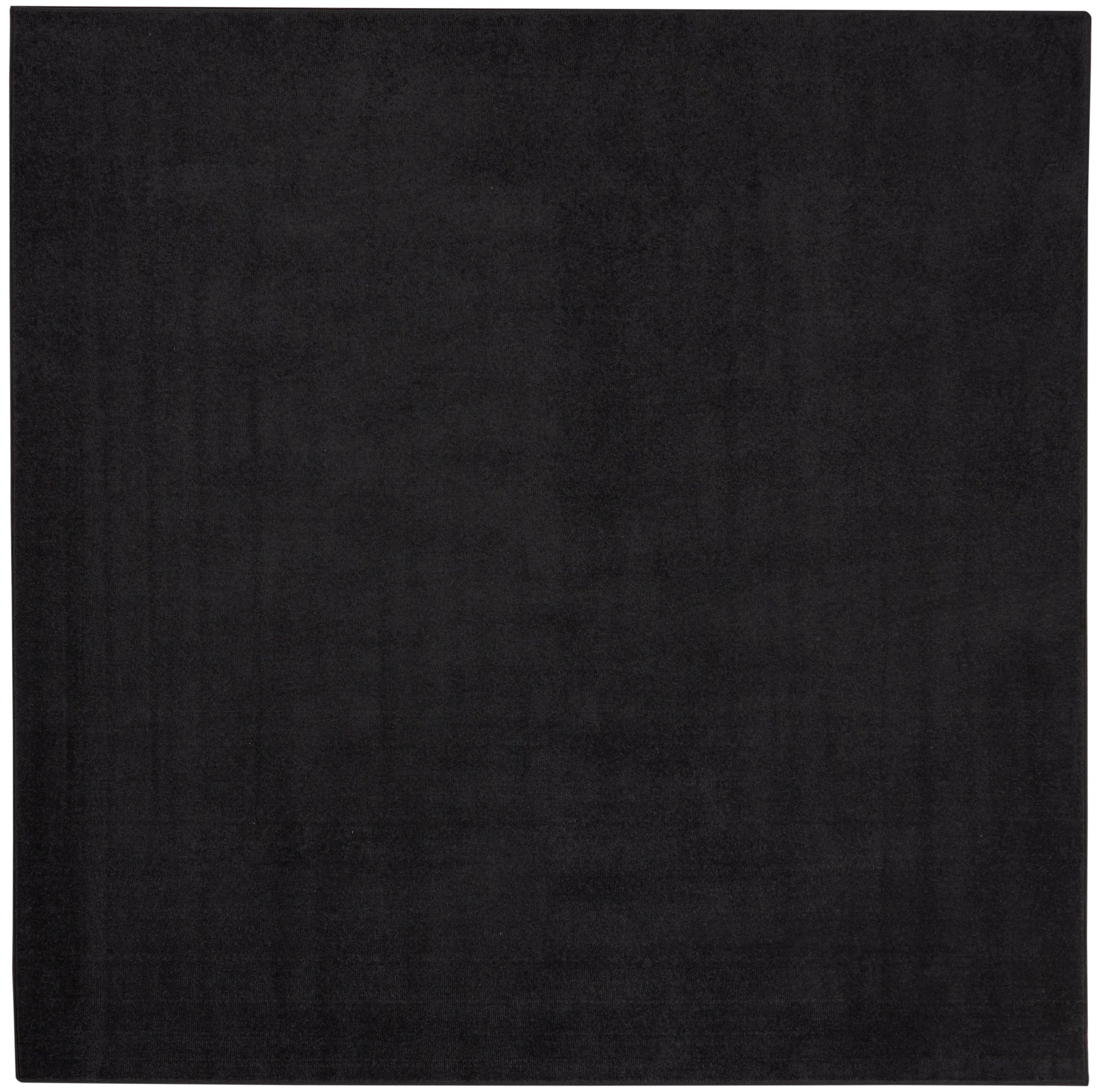 Black square panel with velvety matte finish, minimalist decor accent.