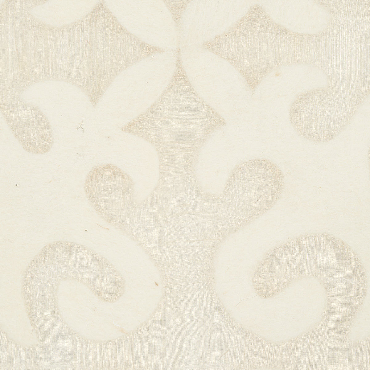 SCHUMACHER  IBU KYRGYZSTAN WOOL SILK   Oyster & Natural   - 87990
